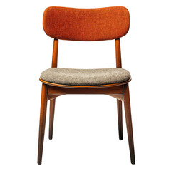 Mid-Century Modern Chair on transparent background