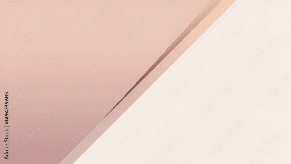 Poster abstract geometric background with diagonal lines and soft pastel colors