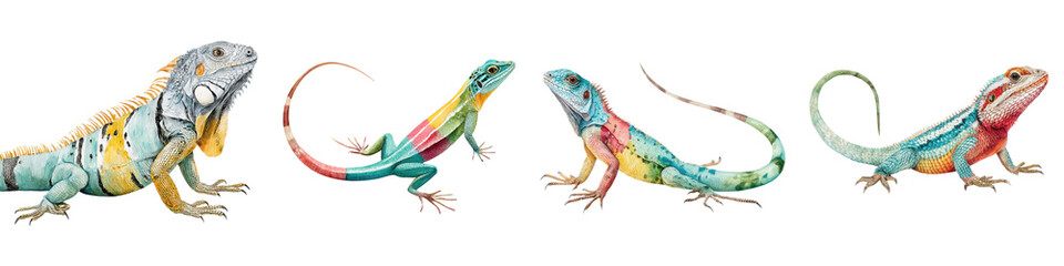 Diverse and Vibrant Reptilian Creatures