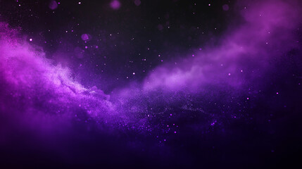 Naklejka premium Abstract purple background with a gradient and grainy texture, black background, purple, violet, soft lighting, dark, blurred edges, wallpaper
