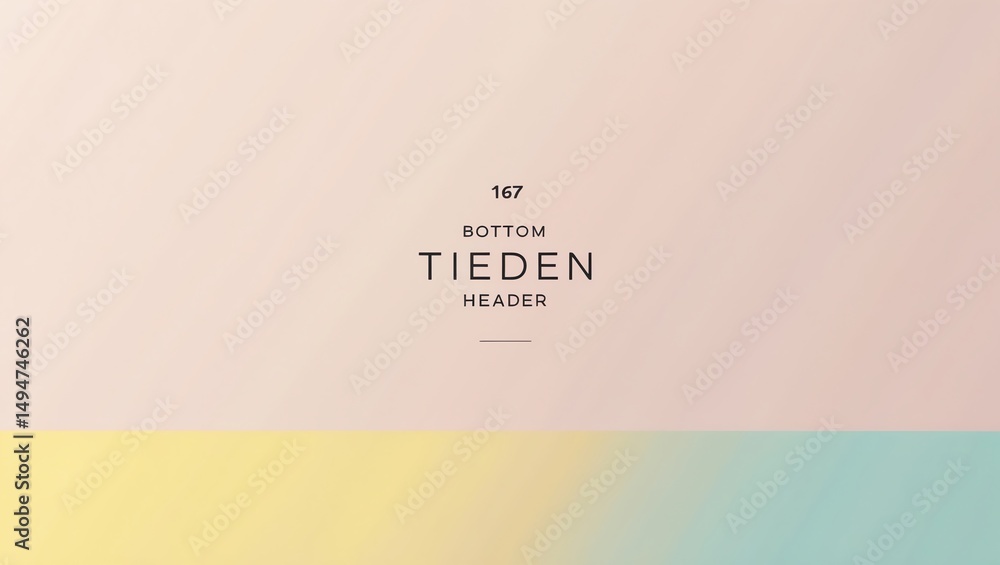 Poster abstract pastel gradient with text overlay for modern design