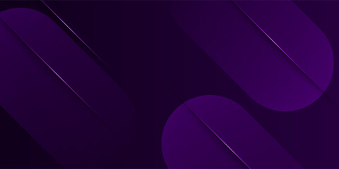 Abstract dark purple gradient illustration background with 3d look curve rectangle shape pattern. Dynamic design and luxury. Eps10 vector