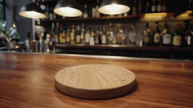 Coasters in a pub.