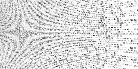 Abstract Matrix Background. Binary Computer Code. Coding / Hacker concept. Vector Background Illustration.