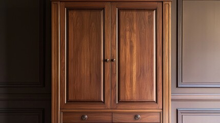 Fototapeta premium Mahogany wardrobe