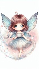 Enchanting fairy dance magical realm digital illustration whimsical atmosphere close-up fantasy art
