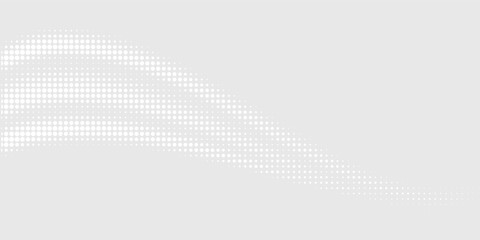 Dot white gray wave light technology texture background. Abstract big data digital concept.