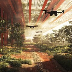 Autonomous Agricultural Drones Performing Targeted Pest Control, Real-Time Crop Monitoring, and Precision Spraying to Enhance Yield and Reduce Chemical Waste