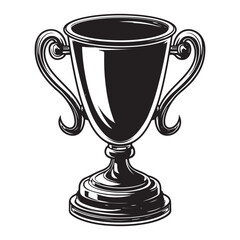 Award trophy cup silhouette icon vector design, Trophy cup icon vector