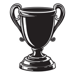 Award trophy cup silhouette icon vector design, Trophy cup icon vector