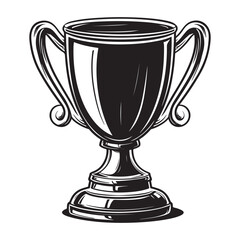 Award trophy cup silhouette icon vector design, Trophy cup icon vector