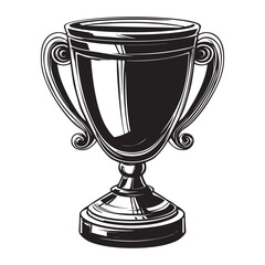Award trophy cup silhouette icon vector design, Trophy cup icon vector