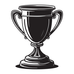 Award trophy cup silhouette icon vector design, Trophy cup icon vector