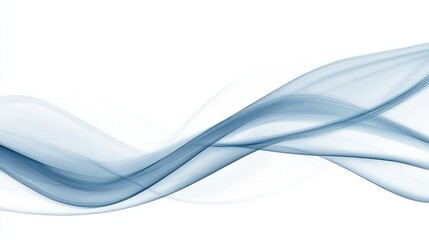 Smooth intersecting lines forming abstract wave pattern in low contrast palette