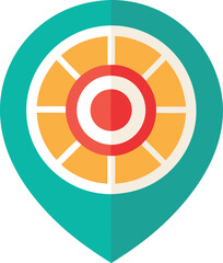Geo targeting pin radar