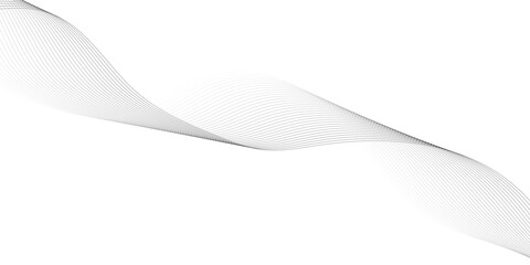 Vector abstract white light blend paper wave flow digital gradient transparent tech wave curve creative technology flowing smooth diagonal background. Modern creative wave lines glowing moving sound