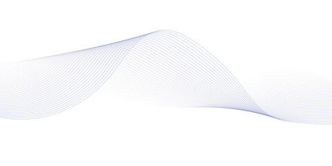 Undulate gray wave swirl. frequency soundwave; twisted curve lines with blend effect. Technology, data science, geometric border pattern.Isolated on white background. Vector illustration 