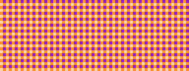 Halloween argyle wallpaper with orange black pattern. Flat vector illustration isolated