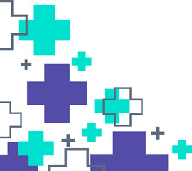 Health Symbol Corner Decoration