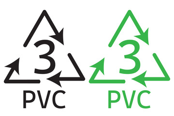 Plastic recycling code icon set. plastic recycling code 01-07 icon set. plastic recycling code symbol icon PETE, HDPE, PVC, LDPE, PP, PS, OTHER. Plastic, recycle, symbol, icons EPS 10
