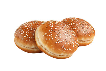 Golden Buns with Sesame Seeds, fresh baked and perfect, for your burger.