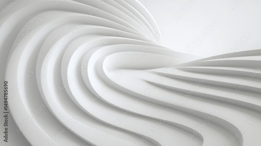Poster clean and minimalist white abstract background emphasizing simplicity and space for creative design 