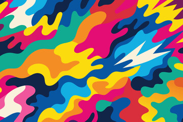 vector colorful wallpaper art Abstract Hand Drawing Spray Paint Brush, pop art background