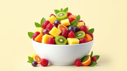 fruit salad in a bowl