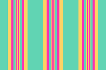 Obraz premium Dmage lines seamless textile, serene pattern vector stripe. Cat texture vertical background fabric in amber and pink colors.