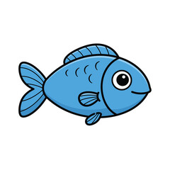  Fish Flat vector illustration