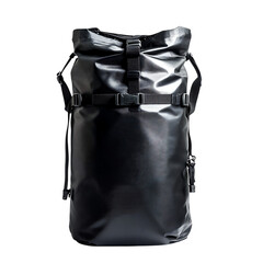 Rugged Waterproof Dry Bag with Industrial Design Isolated on Transparent Background