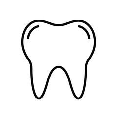 Clean and Sparkling Tooth Icon – Dental Care and Hygiene Concept