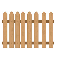 Wooden Fence Illustration