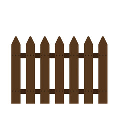 Wooden Fence Illustration