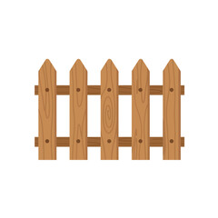 Wooden Fence Illustration