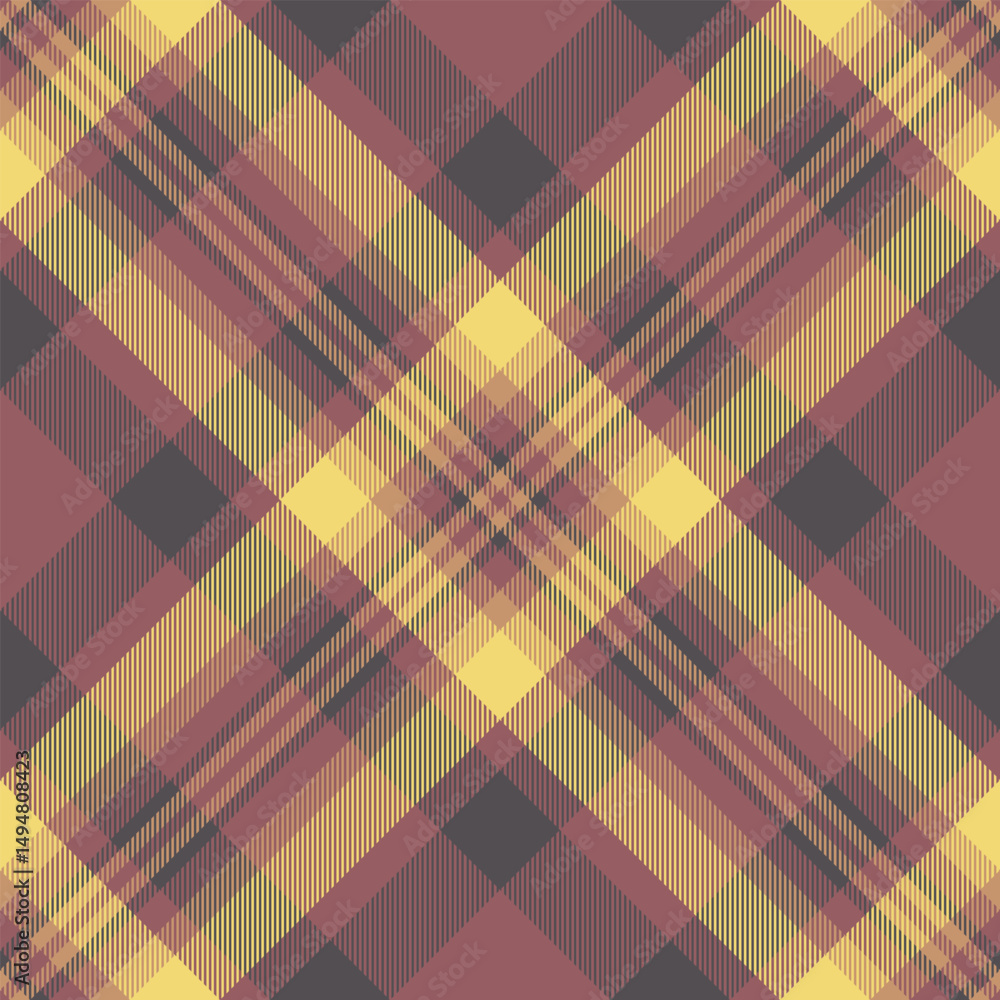 Poster elegant autumnal plaid pattern in muted tones. perfect for textile design, fallthemed projects, or a