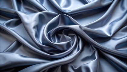 Slate gray fabric backdrop with folds and texture variations, soft lighting revealing delicate depth and tone