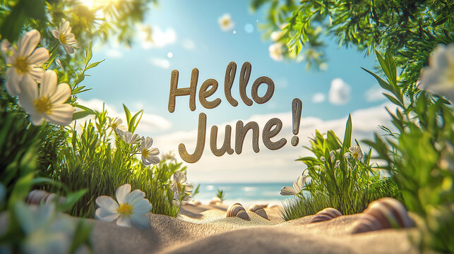 Welcoming June in Sunlight and Sand