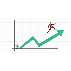 Leaping Toward Growth on an Upward Arrow