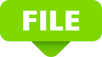 file sticker. file sign on transparent background