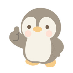 Happy Penguin Giving Thumbs Up