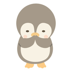 Cute Penguin Bowing and Saying Sorry