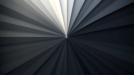 Monochrome Radiance: Abstract Convergence of Light and Shadow for Graphic Designs