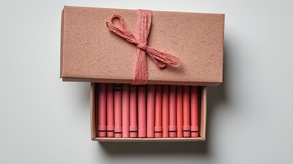Gift box of crayons