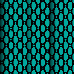 Seamless Arabesque Blue Pattern – Islamic Mosaic Tile Background Design