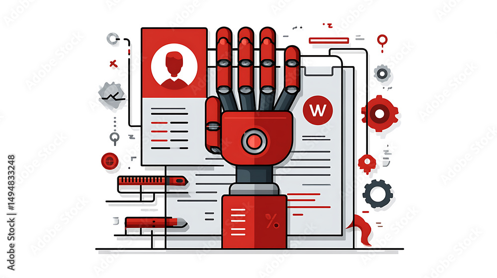 Poster revolutionizing business automation with ai technology insights into robotic process automation digi