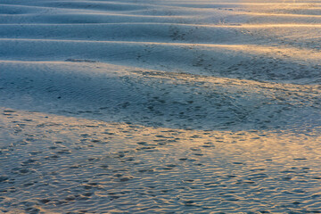 El Veril beach. Evening landscape by the sea in Beverly Park, Relaxia, Gran Canaria, Spain