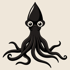 vector illustration of a black silhouette of a bird