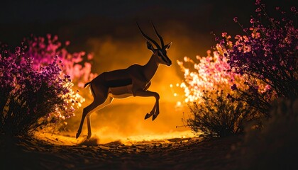 deer in the woods