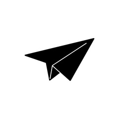 Paper Plane Symbolizing Progress and Forward Movement